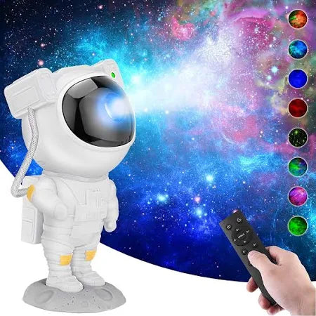 One94Store Astronaut Galaxy Projector Night Light – 360° Rotating Nebula Star Projector with Remote Control,
